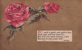 Rose O Rank Is Good and Gold is Fair 1911 Hartville Ohio OH Postcard C46 - £2.33 GBP