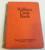 J.R. Watkins (Winona, Minnesota) Vtg/Antique 1936 Spiral Bound Cook Recipe Book - £13.62 GBP