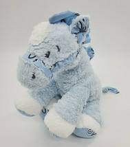 11&quot; Aurora Baby Blue Horse Pony Paisley Bandana Plush Stuffed Lovey Toy  B305 - $18.99