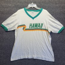 VTG Champion 70&#39;s V-neck Hawaii Graphic T-Shirt Classic Shirt Sz XL *RARE* - $193.50