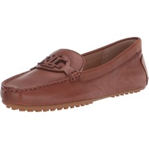 Lauren Ralph Lauren Women Slip On Driving Loafers Brynn Size US 6.5B Tan Leather - £82.70 GBP