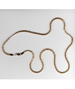 24" x 3mm 14k 24g gold filled multi-row hollow light rope chain necklace... - $47.45