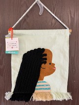 Christian Robinson Target Girl Kids Fabric Hanging Wall Art 12&quot;x14&quot; Plll... - $11.58