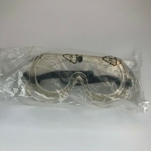 Safety Goggles Over Glasses Lab Work Eye Protective Eyewear Clear Lens New - £5.40 GBP