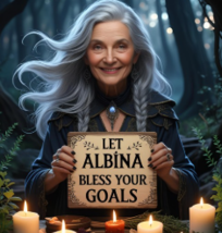  FREE W $49 ORDERS ALBINA WILL EMPOWER YOUR PERSONAL GOALS MAGICK MAGICKALS image 2