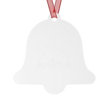 Personalized Metal Christmas Ornaments - Scratch-Resistant, Double-Sided Printin - £10.49 GBP