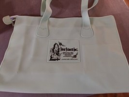 Fine Points Cleveland Ohio VInyl Knitting Crafting Project Bag Green 15.... - $23.15