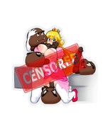 Erotic H Sticker: Peach V Goombas (2 versions) - $7.61 CAD+