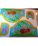 Daisy Kingdom 1992 Jolly Jungle Crib Nursery Fabric for Headboard Pillows - $281.95 MXN