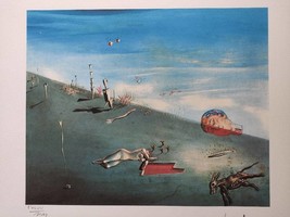 Salvador Dali Hand Signed Lithograph - Study for Honey is Sweeter than Blood  - £118.83 GBP