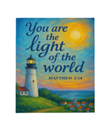 You Are the Light Throw Blanket - Matthew 5:14 Bible Verse - $47.70 CAD