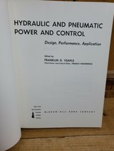 Hydraulic and Pneumatic Power and Control Design Performance Application Yeaple - £55.38 GBP