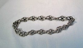 Vintage Sterling Silver Signed Danecraft Choker Necklace K964 - £58.40 GBP