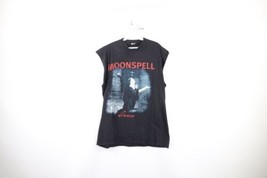 Vintage 90s Mens XL Thrashed Moonspell Sinner Good Deeds 1998 Tour Band T-Shirt - £102.83 GBP