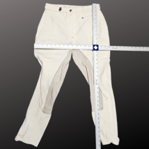 Pikeur Full Seat White English Riding Show Breeches Size 30 image 4