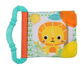 New Bright Starts Teethe & Read Take-Along Toy Soft Book Ages 3 months + Crinkle - $7.99