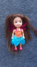 Zuru Funville Sparkle Girlz Little Friends Mini Doll  about 11 cm. used brown ha - £8.44 GBP