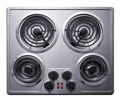 Summit CR430SS 30-inch Wide 230V 4-Burner Coil Electric Cooktop, Stainle... - $434.38