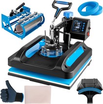 5 in 1 15&quot;x15&quot; Heat Press Machine+30OZ Tumbler Press Sublimation T-shirt... - £239.57 GBP