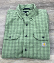 Carhartt TW4625-M Loose Fit Midweight Short Sleeve Shirt Size Large Work... - $18.52