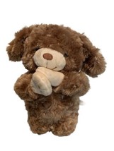 Dan Dee BROWN Puppy DOG PRAYER PAL Fluffy -Soft Need Batteries, Not work... - £11.67 GBP