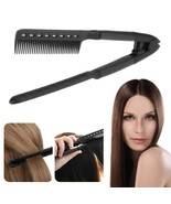 DIY Salon Hairdress Styling Hair Beauty Care Straightener V Comb Makeup ... - €8,53 EUR