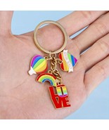 Rainbow Charm  Keychain US Seller  - €5,97 EUR