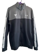 UNDER ARMOUR PROJECT ROCK BLOOD SWEAT RESPECT TRACK ZIPPER JACKET MEN’S ... - $47.49