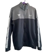 UNDER ARMOUR PROJECT ROCK BLOOD SWEAT RESPECT TRACK ZIPPER JACKET MEN’S ... - $47.49