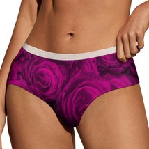 Floral Rose Panties for Women Lace Briefs Soft Ladies Hipster Underwear - £11.18 GBP
