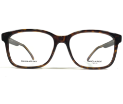 Saint Laurent SL336/F 002 Eyeglasses Frames Brown Tortoise Square 56-17-145 - $233.57