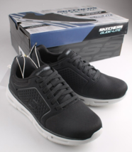 Skechers Men&#39;s Glide-Lite Sneakers Classic Fit Memory Foam Black - $29.97