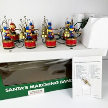 1991 Mr. Christmas Santa&#39;s Marching Band Brass Bells 35 Christmas Carols WORKS - £122.16 GBP