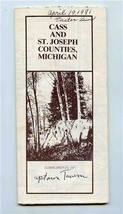 Cass and St Joseph Counties Michigan Maps 1981 - £14.05 GBP