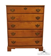 HARTFORD HOUSE Solid Rock Maple Colonial Early American 37&quot; Chest of Dra... - £943.94 GBP