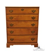 HARTFORD HOUSE Solid Rock Maple Colonial Early American 37&quot; Chest of Dra... - £961.54 GBP