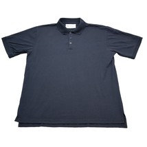 Casual Shirt Mens Blue Short Sleeve High Low Chest Button Spread Collar ... - £14.88 GBP