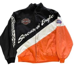 Harley Davidson Racing Screamin Eagle Jacket Full Zip Men’s Size Small - $121.54