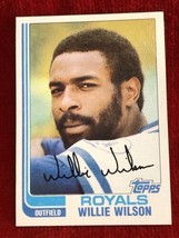 Willie Wilson 1982 Topps Outfield #230 Kansas City Royals MINT - £2.37 GBP