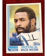 Willie Wilson 1982 Topps Outfield #230 Kansas City Royals MINT - £2.32 GBP