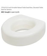 AquaSense 770-610 Portable Raised Toilet Seat - White - €34,54 EUR