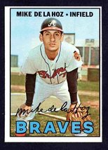 Atlanta Braves Mike De La Hoz 1967 Topps Baseball Card #372 nr mt - £3.54 GBP