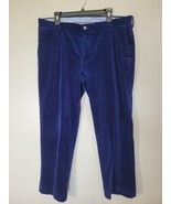 POLO Ralph Lauren Navy Blue Corduroy Pants Wide Cords CLASSIC FIT Trouse... - $52.06 CAD