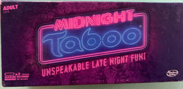 Midnight Taboo Unspeakable Late Night Fun Adult Game Hasbro - £19.79 GBP