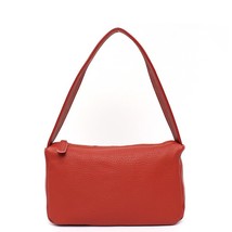 Ne leather shoulder bag vintage design solid color pillow handbags female daily cowhide thumb200