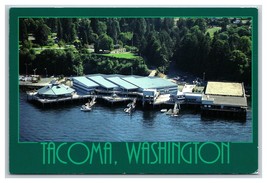 Aerial View Point Defiance Boathouse Tacoma WA UNP Continental Postcard Z6 - $3.91