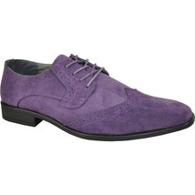 BRAVO KING-3 Dress Shoe Classic Faux Suede Leather Lining Wide Width Purple - $819.22 MXN+