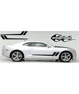 Hockey Side Stripe Kit Fits and Compatible with Chevrolet Camaro 2010-20... - $120.34 CAD