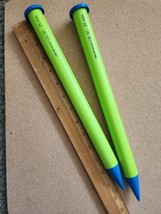 Red Heart Knitting Needles Plastic US Size 50 25mm Thick Green 13.5 Inches - $7.71