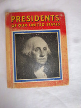 Presidents of our United States book L A Esler rand McNally 1937 book FDR  - £11.73 GBP